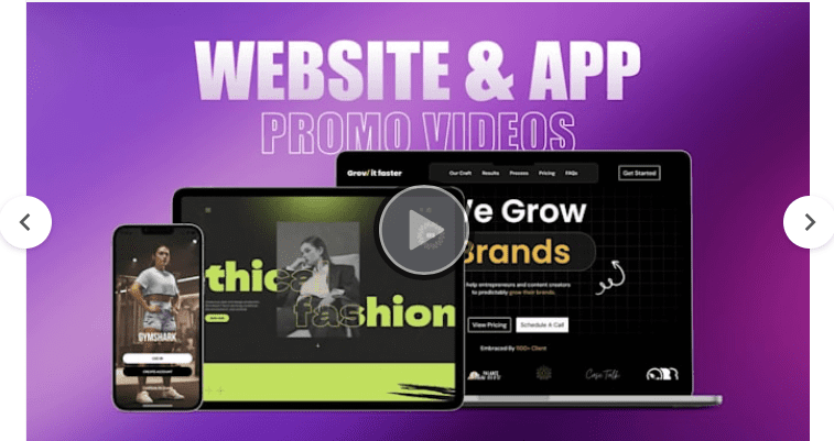 App & Website Previews