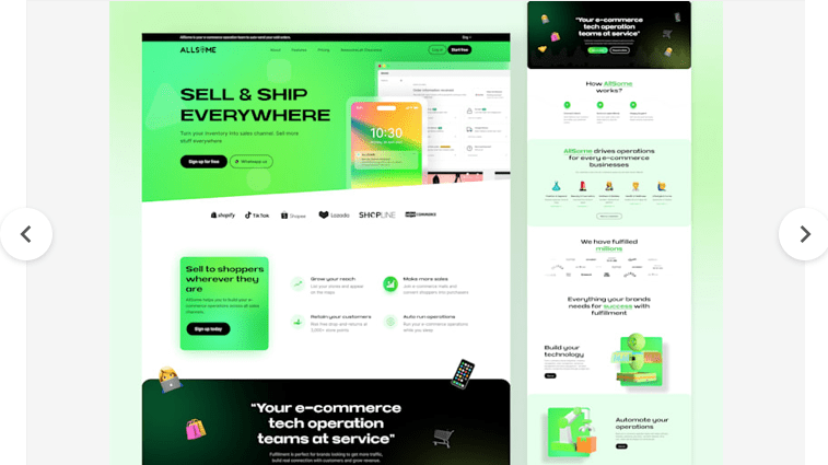 Landing Page Development